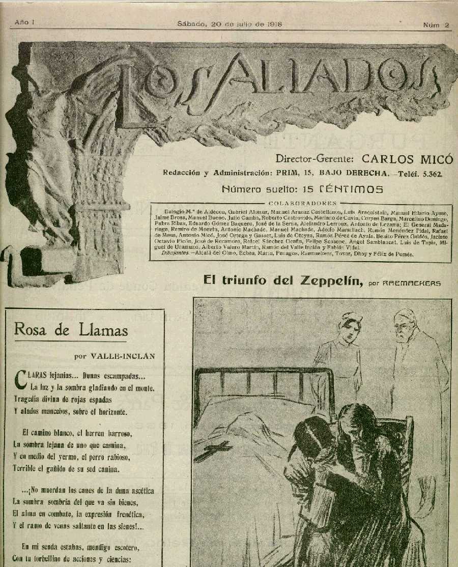 Los Aliados, n. 2 (20 de julio de 1918)