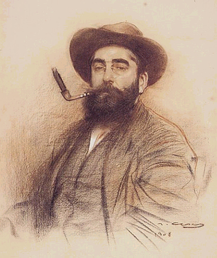 Ramón Casas, Autorretrato, 1908